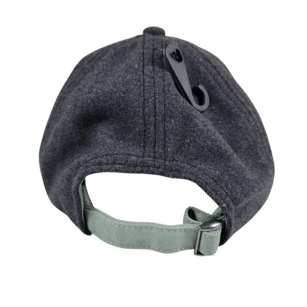 Keds Unisex Adult Gray Sage Green Wool Poly Baseball Cap Hat Adjustable